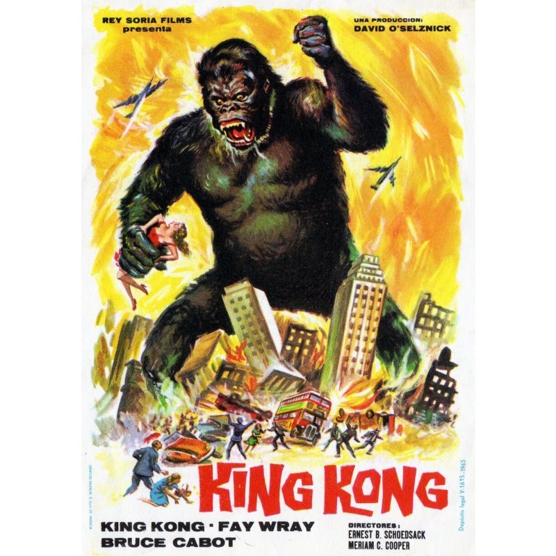 locandina del film king kong 1933 locandina del film king kong 1933