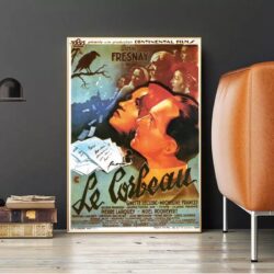 poster vintage brucio il corvo