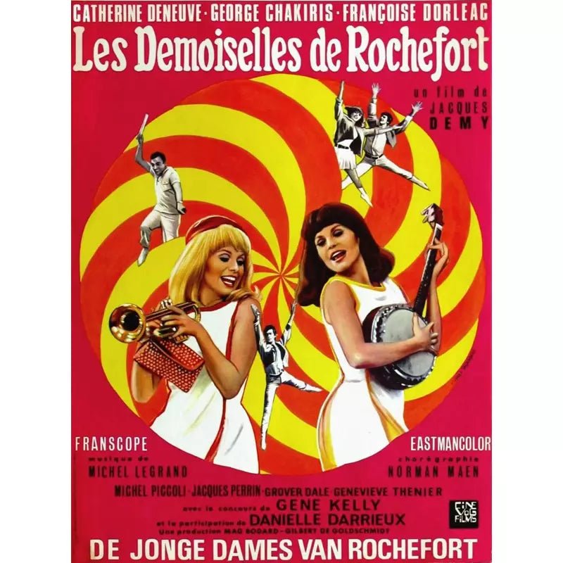 locandina film les demoiselles de rochefort locandina film les demoiselles de rochefort