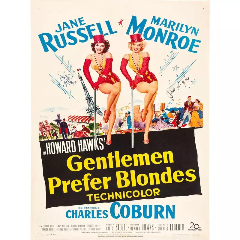 locandina del film gli uomini preferiscono le bionde locandina del film gli uomini preferiscono le bionde