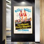 locandina del film gli uomini preferiscono le bionde