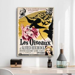 poster film gli uccelli hitchcock