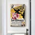 poster film gli uccelli hitchcock
