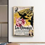 poster film gli uccelli hitchcock