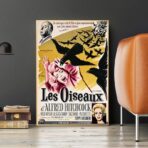 poster film gli uccelli hitchcock