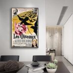 poster film gli uccelli hitchcock