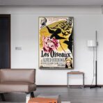 poster film gli uccelli hitchcock
