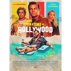 locandina del film cera una volta a hollywood