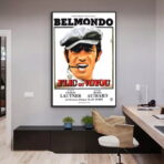 poster di poliziotto o delinquente