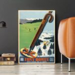 poster font remeu vintage 1