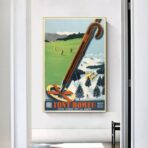 poster font remeu vintage 1