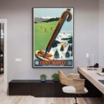 poster font remeu vintage 1