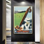 poster font remeu vintage 1