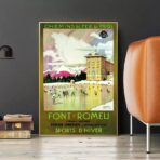 poster vintage font remeu 1