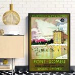 poster vintage font remeu 1