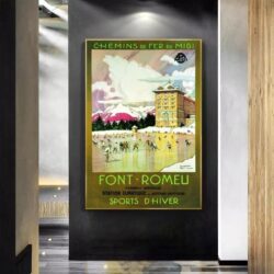 poster vintage font remeu 1