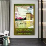 poster vintage font remeu 1