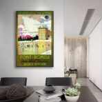 poster vintage font remeu 1