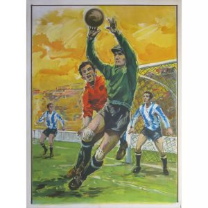 poster di calcio vintage 2
