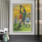 poster di calcio vintage 2