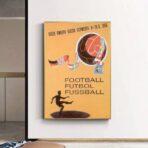 poster di calcio vintage 1