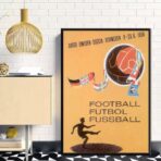 poster di calcio vintage 1