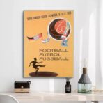 poster di calcio vintage 1