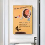 poster di calcio vintage 1