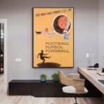 poster di calcio vintage 1