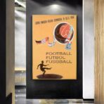 poster di calcio vintage 1