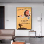 poster di calcio vintage 1