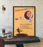 poster di calcio vintage 1