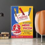 poster formaggio vintage 1