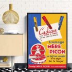 poster formaggio vintage 1