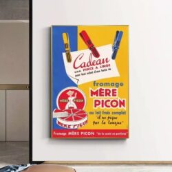 poster formaggio vintage 1