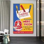 poster formaggio vintage 1