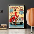 poster garage vintage