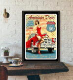 poster garage vintage