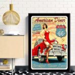 poster garage vintage