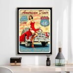 poster garage vintage