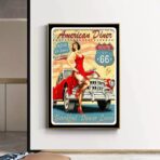 poster garage vintage