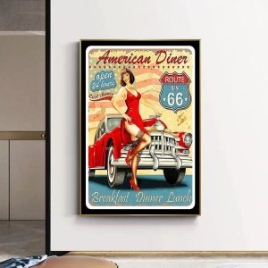 poster garage vintage