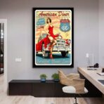 poster garage vintage