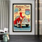 poster garage vintage
