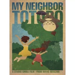 poster ghibli vintage