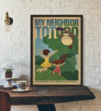 poster ghibli vintage