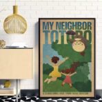 poster ghibli vintage