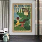 poster ghibli vintage