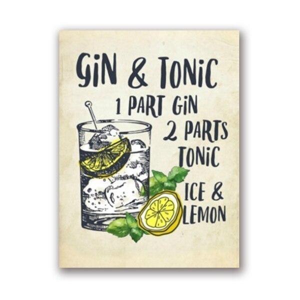 poster di gin tonic poster di gin tonic
