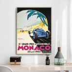 poster gran premio monaco 1933